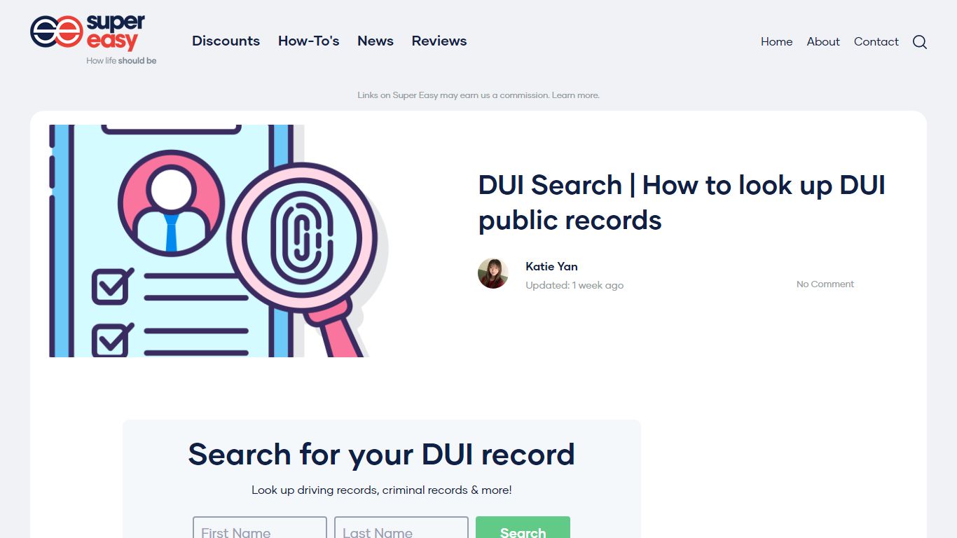 DUI Search | How to look up DUI public records - Super Easy